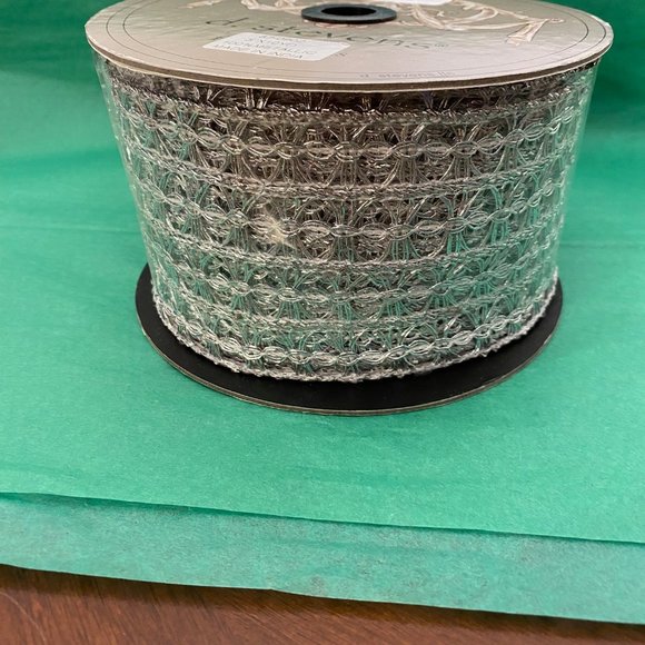 D. Stevens Cut-Out Foil Trim Ribbon, 3"W x 10 Yards - Picture 2 of 2